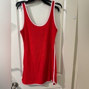 SO Soft red Dress
Worn once 
Large